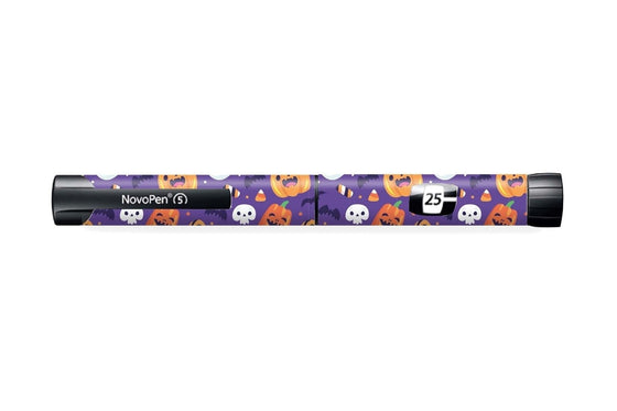 Trick or Treat Sticker - Novopen for diabetes CGMs and insulin pumps