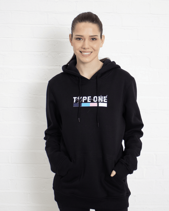 Type One Hoody for Black diabetes supplies and insulin pumps