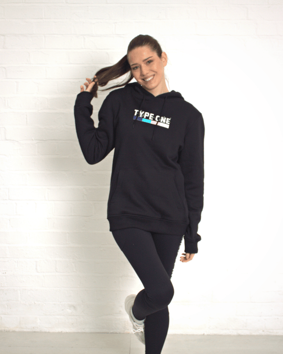 Type One Hoody for Black diabetes supplies and insulin pumps