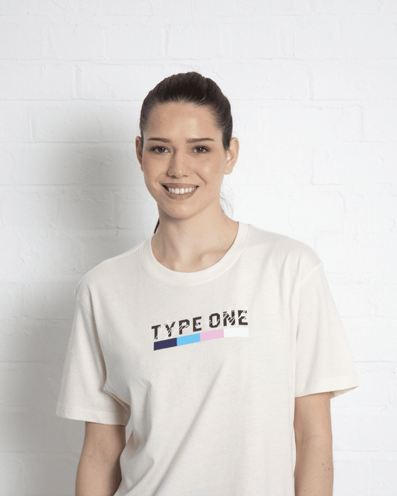 Type One T-Shirt for Black diabetes supplies and insulin pumps