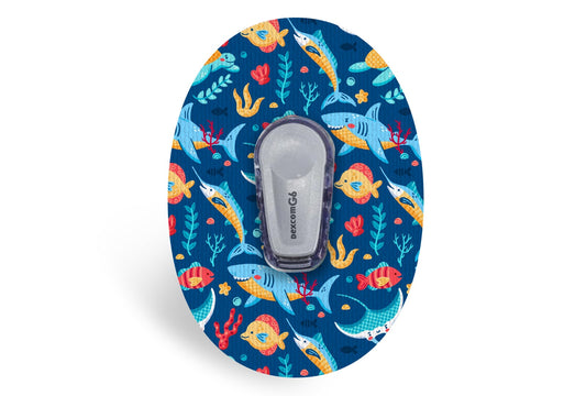 Under The Sea Patch - Dexcom G6 / One for Single diabetes CGMs and insulin pumps