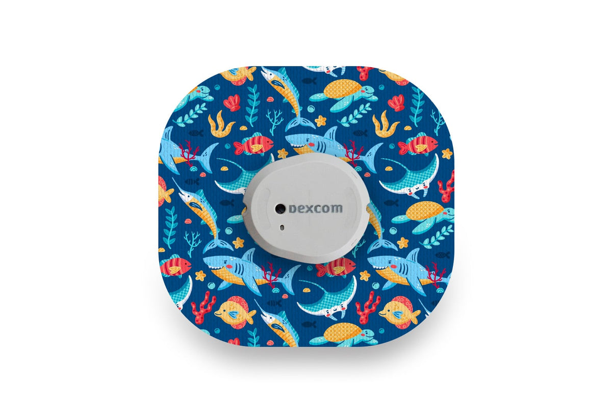 Under The Sea Patch for Dexcom G7 / One+ diabetes CGMs and insulin pumps