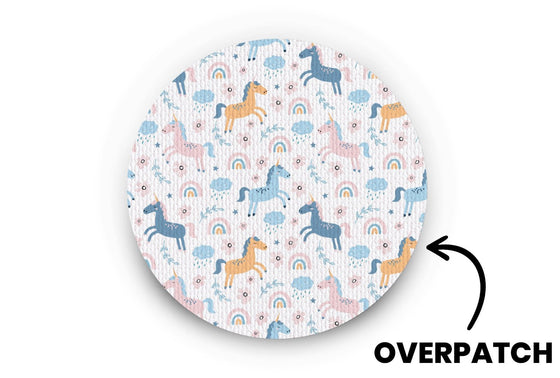 Unicorn Patch for Freestyle Libre 3 diabetes CGMs and insulin pumps