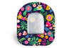 Vibrant Flowers Patch for Omnipod diabetes CGMs and insulin pumps