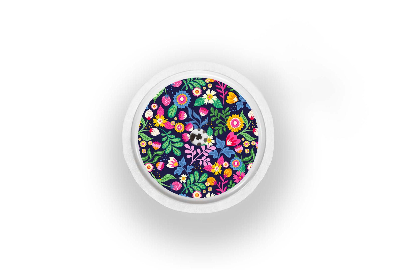 Vibrant Flowers Sticker for Novopen 4, 5, 6, or Echo diabetes supplies and insulin pumps