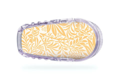 Vintage Yellow Flowers Sticker - Dexcom G6 / One Sensor for diabetes CGMs and insulin pumps