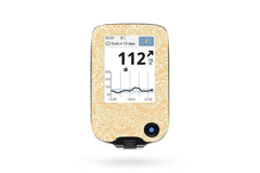 Vintage Yellow Flowers Sticker - Freestyle Libre Reader for diabetes CGMs and insulin pumps