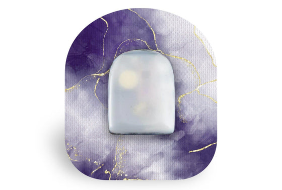 Violet Marble Patch for Omnipod diabetes supplies and insulin pumps