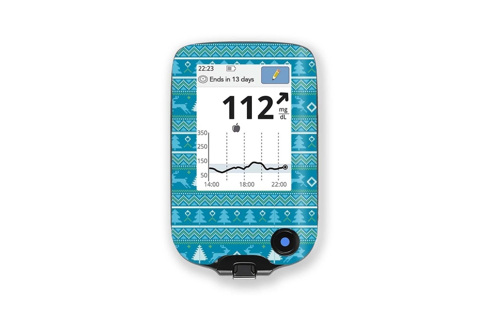Warm Winter Stickers for Freestyle Libre Reader diabetes CGMs and insulin pumps