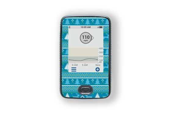 Warm Winter Stickers for Dexcom Receiver diabetes CGMs and insulin pumps