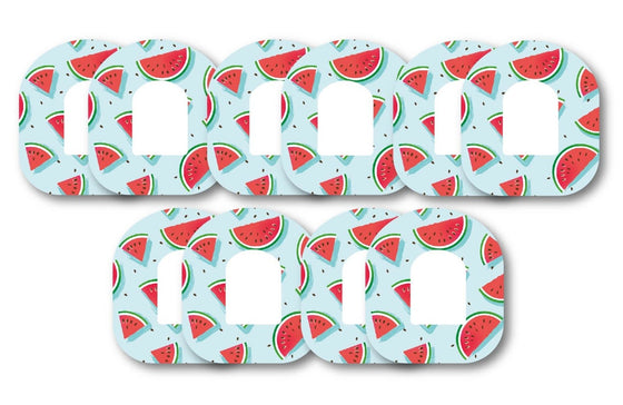 Watermelon Patch Pack for Omnipod - 10 Pack diabetes CGMs and insulin pumps