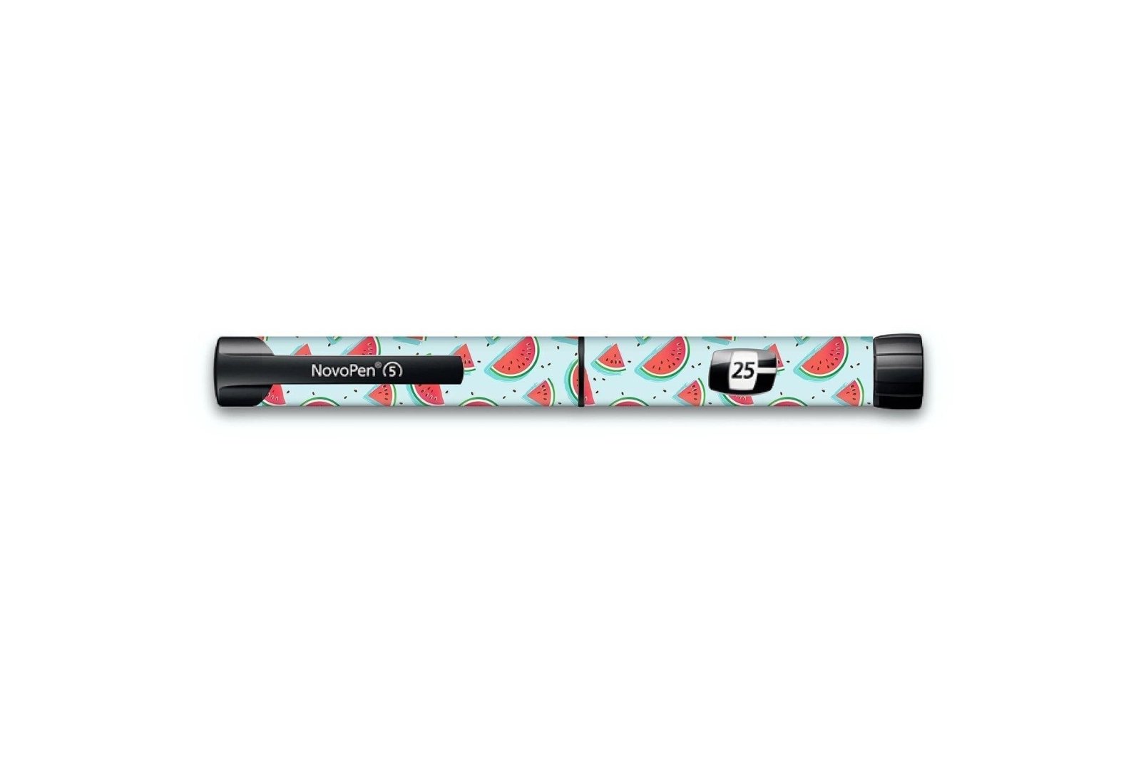 Watermelon Sticker - Novopen for diabetes CGMs and insulin pumps