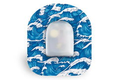 Waves Patch for Omnipod diabetes CGMs and insulin pumps