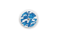 Waves Sticker for Freestyle Libre 1, 2, or 2+ diabetes CGMs and insulin pumps