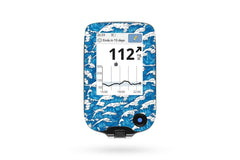 Waves Sticker for Freestyle Libre Reader diabetes CGMs and insulin pumps