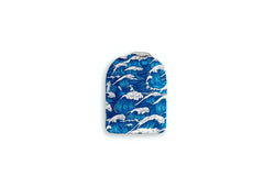 Waves Sticker for MiaoMiao2 diabetes CGMs and insulin pumps