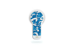 Waves Sticker for MiaoMiao2 diabetes CGMs and insulin pumps