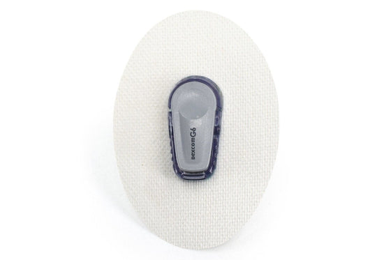 White Patch for Dexcom G6 diabetes CGMs and insulin pumps