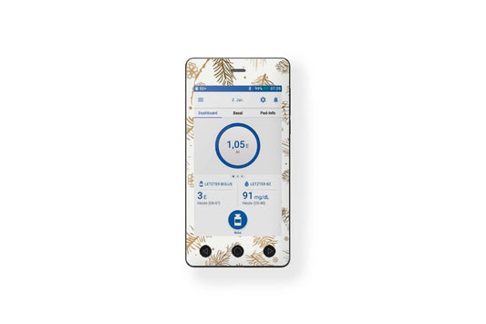 Winter Wonderland Sticker - Omnipod Dash for diabetes CGMs and insulin pumps