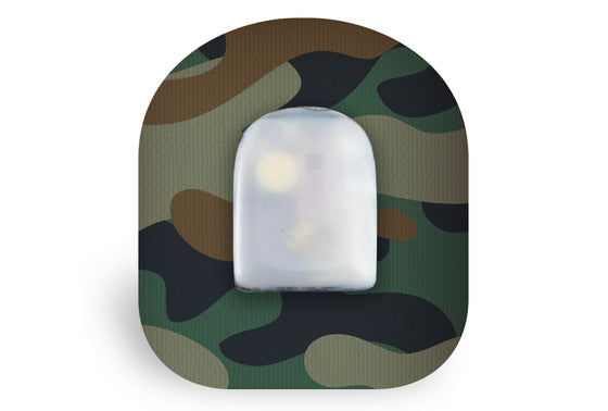 Woodland Camo Patch - Omnipod for Omnipod diabetes CGMs and insulin pumps